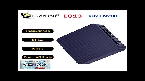 Beelink EQ13 Intel 12th N200 N100 DDR4 Mini PC 16GB 500GB SSD Review