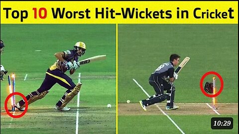 Top 10 Hit Wicket In Cricket History