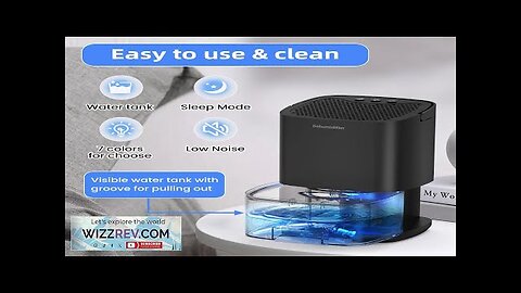 1pc 1000ml Portable Dehumidifier for Home Office and RV Eliminate Damp Mold Review