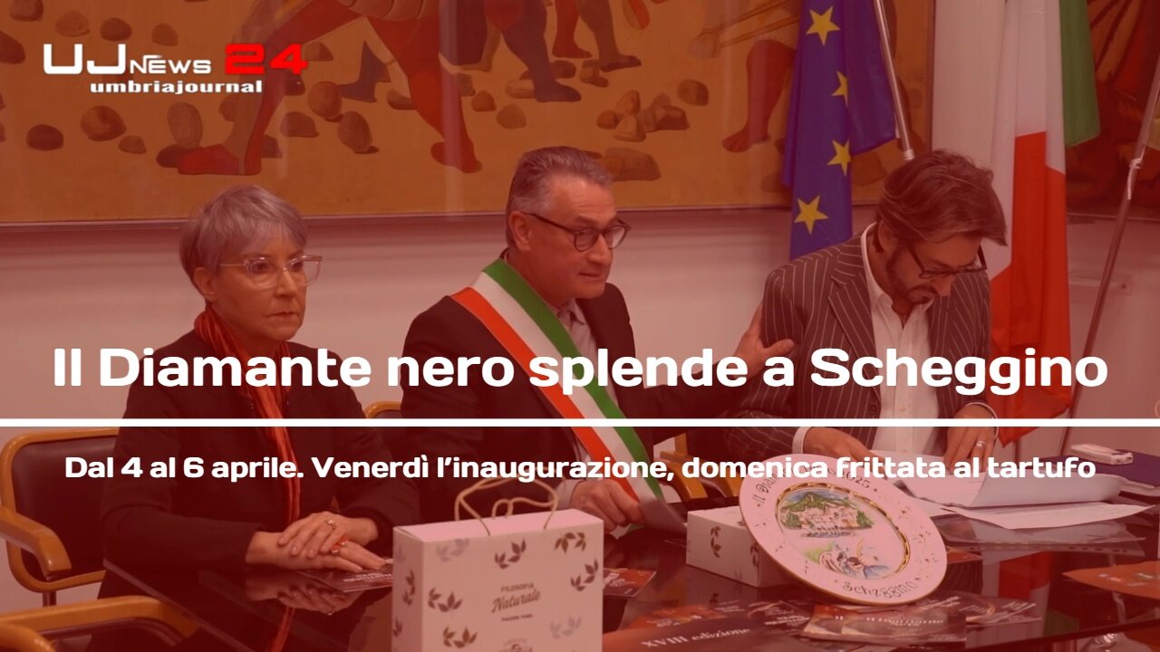 Il Diamante nero splende a Scheggino, dal 4 al 6 aprile