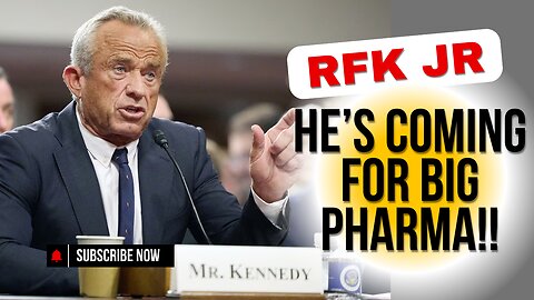 RFK JR is going after Big Pharma and Big Food.