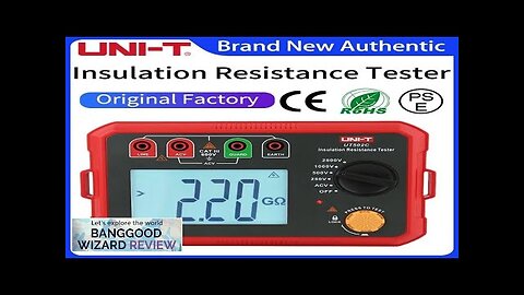 UNI-T Digital Megohmmeter UT502C 2500V Insulation Resistance Tester Ommeter Megometer Ground Review