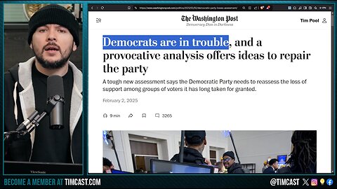 Democratic Party IS OVER, Voters QUIT PARTY As Dems DEFEND USAID From Elon's Audit Of WOKE Spending