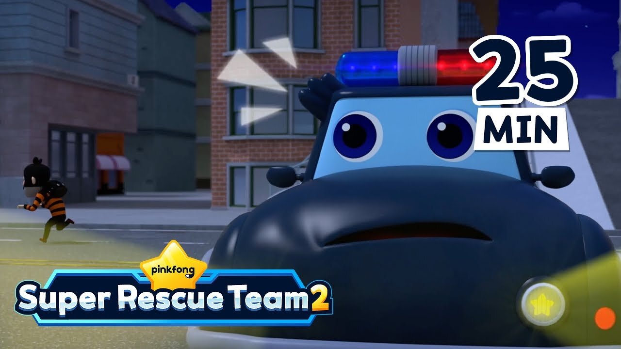 Eee-Ooh, Eee-Ooh! 🚓|Police Car Songs for Kids|Pinkfong Super Rescue Team