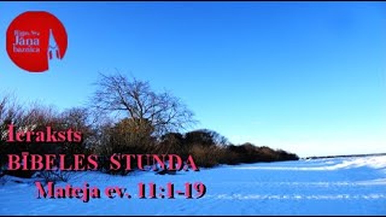 Bībeles stundas tiešraides ieraksts, 20.02.2025.