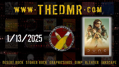 DMR Live 1/13/2025: Desert Rock & Adjacent Cool Tunes + Graphicsing