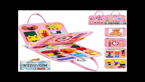 Montessori Toddler Busy BoardAutism Sensory Toys，Educational Activity Motor Skills Baby Review