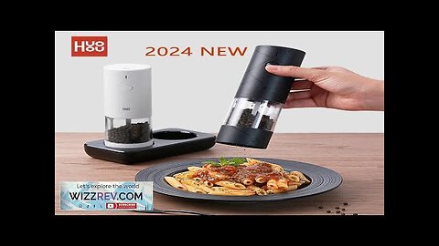 2024 NEW Huohou Electric Grinder Pepper Seasonings Spices Grain Mill Salt Shaker Review