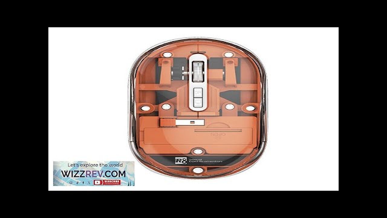 Proson Rumble R8 R8 Transparent Wireless bluetooth Mouse 800/1200/1600DPI Silent ...