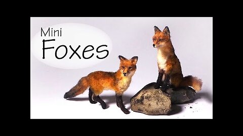 Miniature Fox - Polymer Clay Tutorial