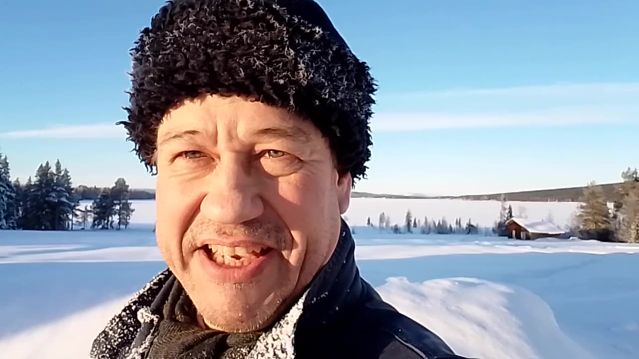 Greetings to the world from Fritjof northern Sweden
