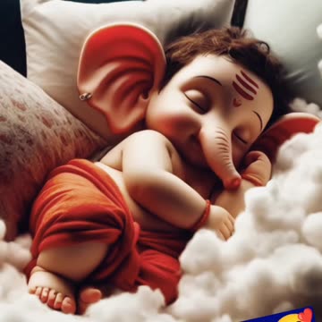 Cute Bappa Sleeping