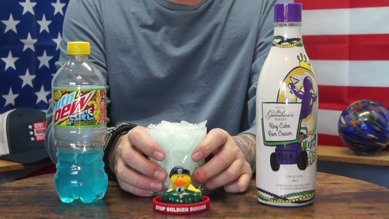 Wayne Larson - Joe Gambino Bakery King Cake Rum Cream & Mtn Dew Infinite Swirl Pineapple Berry Soda