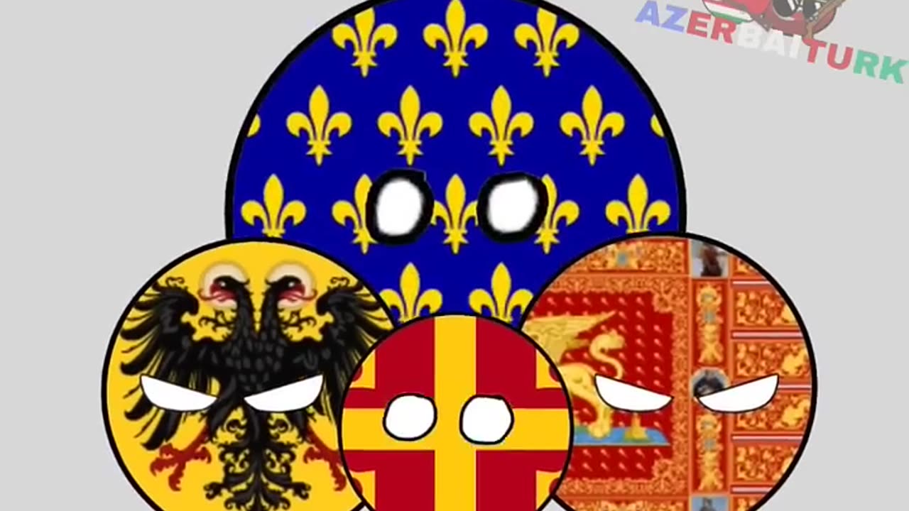 kingdoms that defeated the Byzantine Empire #edit #byzantine #ottoman #countryballs