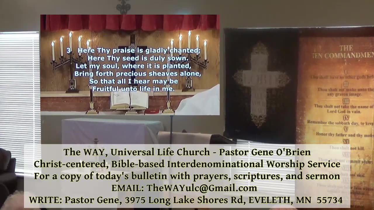 The WAY, ULC with Pastor Gene and Rebecca #317