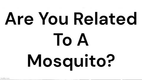 Evolutionist Thinks He Is A Mosquito