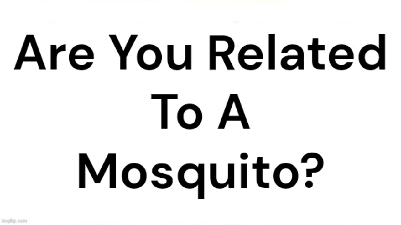 Evolutionist Thinks He Is A Mosquito