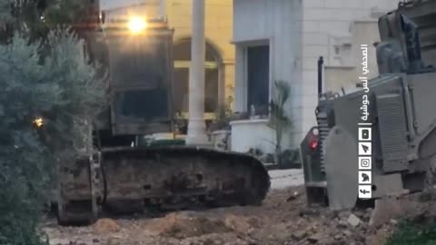 The occupation forces have turned a house near the Jenin refugee camp into a military outpost