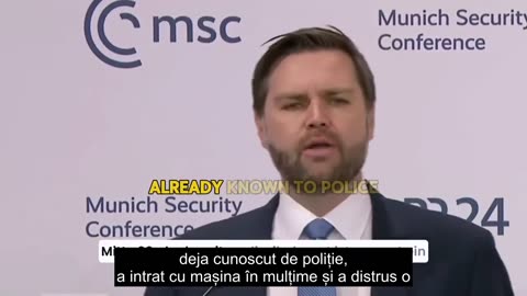 Discursul lui J. D. Vance despre modul abuziv in care guvernul roman si CCR ne-au anulat alegerile