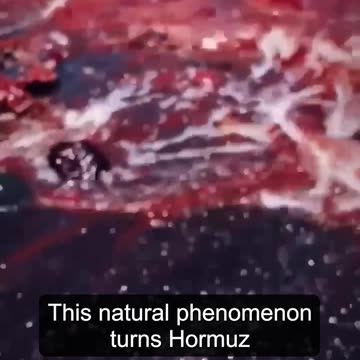 Isla Roja en Irán: Un Fenómeno Natural que Deslumbra al Mundo