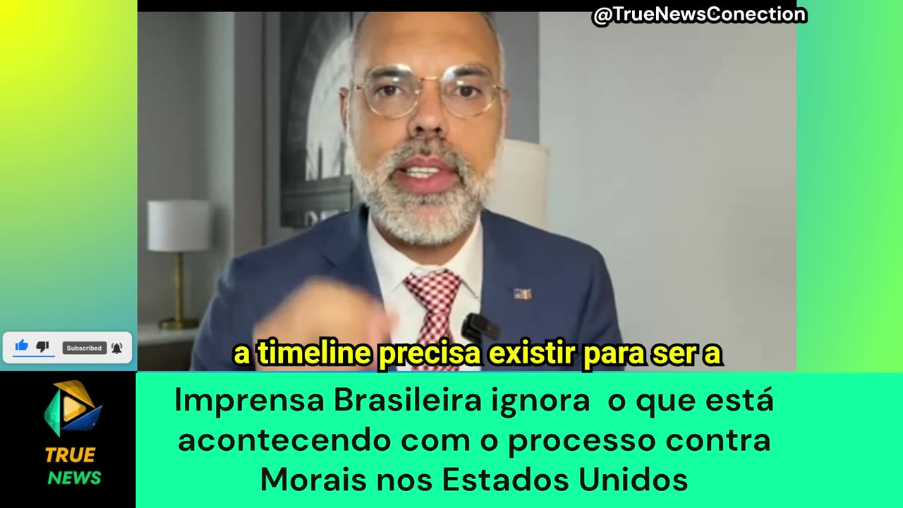 Imprensa Brasileira ignora o que está acontecendo com o processo contra Morais nos Estados Unidos