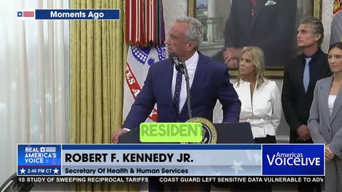 RFK Jr. Delivers An Emotional Tribute to President Trump After Being Sworn in as HHS Secretary