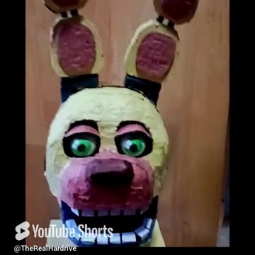 "DIY Spring Bonnie Animatronic Head Showcase | FNAF Fan Creation 🐰 #fnaf #DIY #bonnie #viralvideo