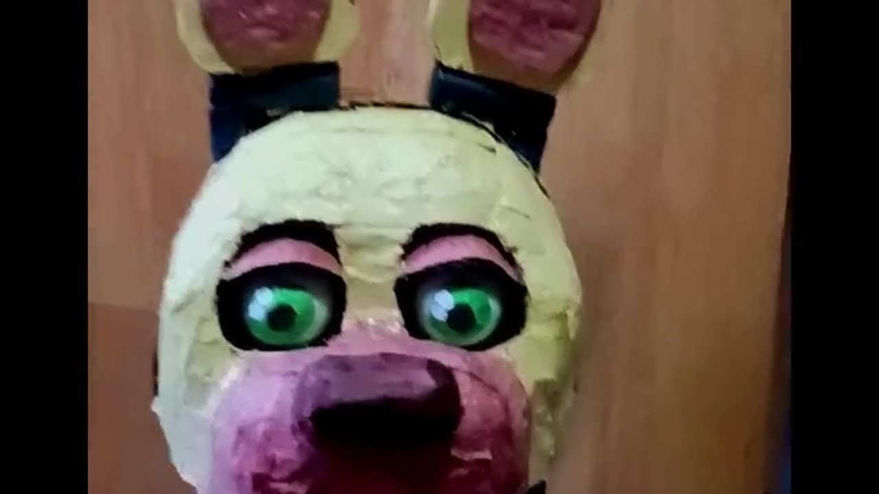 "DIY Spring Bonnie Animatronic Head Showcase | FNAF Fan Creation 🐰 #fnaf #DIY #bonnie #viralvideo