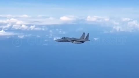 #WorldWar 3 - 🔥✈️ #Russian Su-27 Intercepts #NATO F-15 Approaching #Tu-22M3 #Russia #WAR