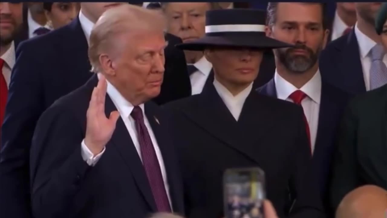 January 20, 2025, President Trump's Swearing in as the 47th President of the United States