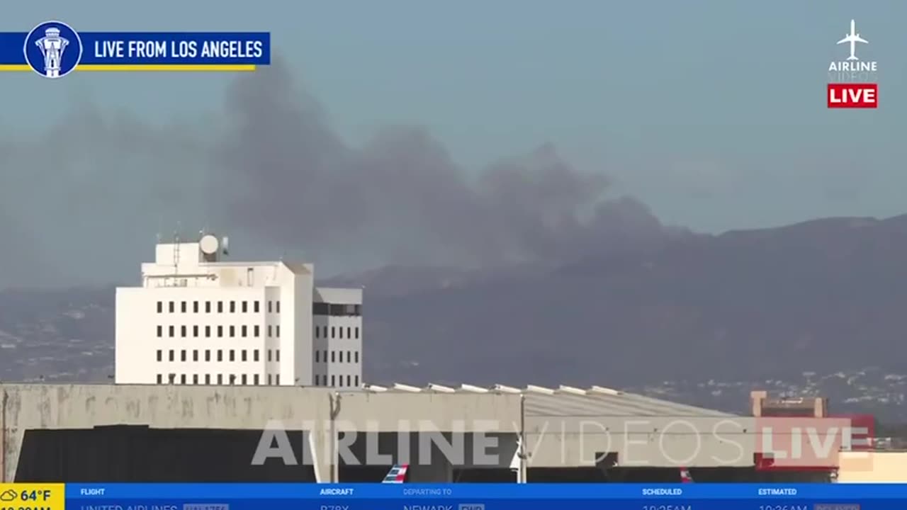 Moment Fires in Palisades broke out caught by film crew