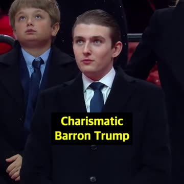 Charismatic Barron Trump.
