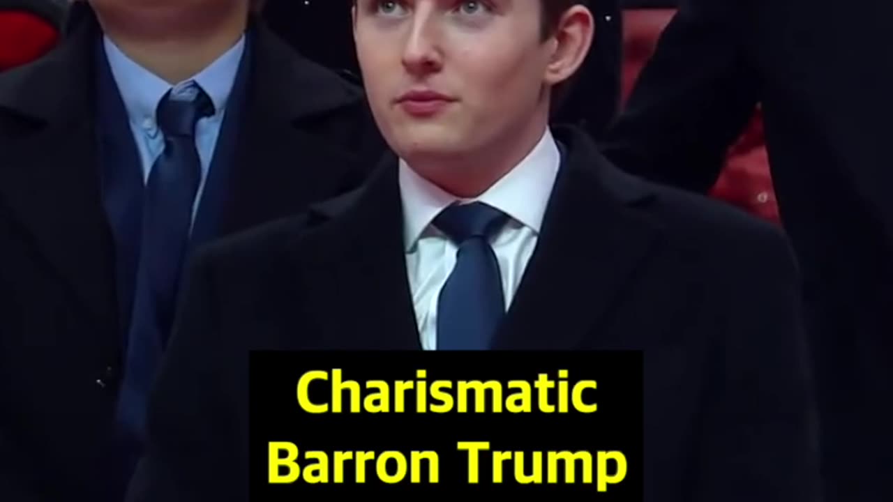 Charismatic Barron Trump.