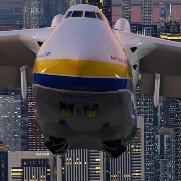 The largest aircraft in human aviation history, Antonov An-225