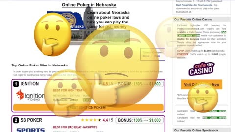 Online Poker in the State of Nebraska