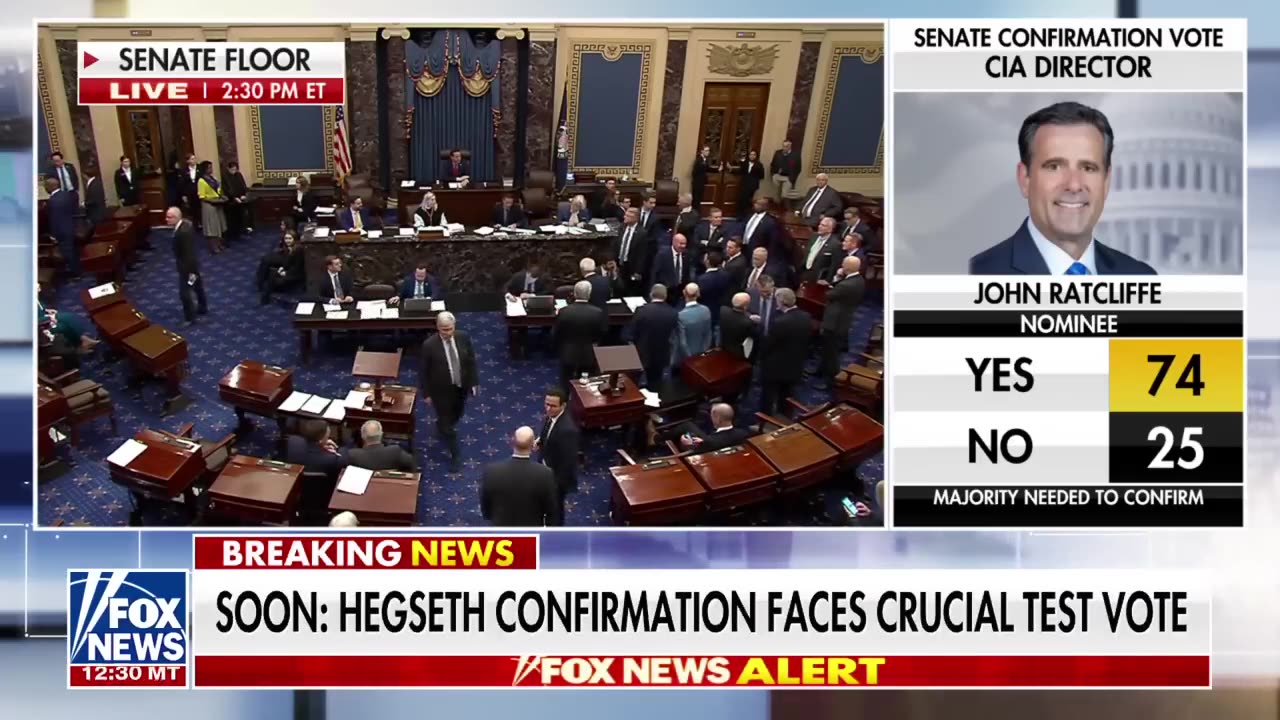 BREAKING_ Senate confirms John Ratcliffe for CIA director