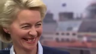 VON DER LEYEN LAUGHS WHEN ASKED IF HER CHILDREN WOULD EVER FIGHT IN WAR...???