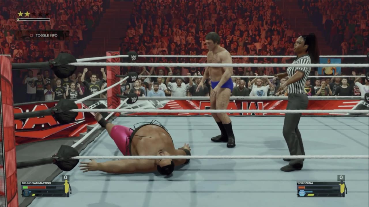 wwe 2k24 universe mode Raw Bruno Sammartino VS Yokozuna S 1 E 7