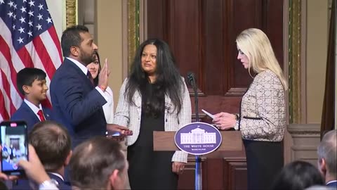 KASH PATEL SWORN IN