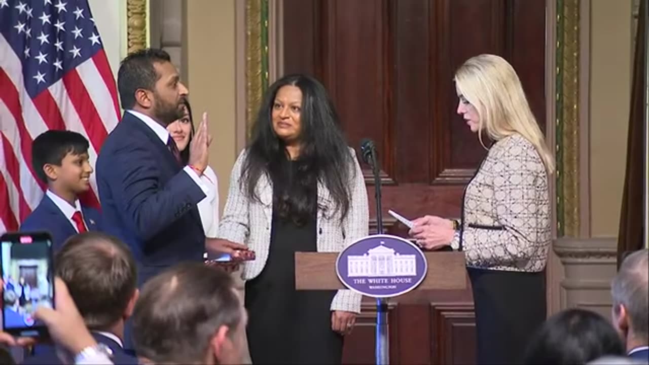 KASH PATEL SWORN IN