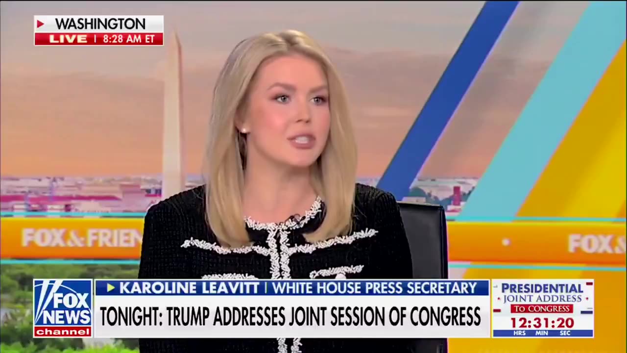 WH PressSec previews President Trump's address to joint session of Congress