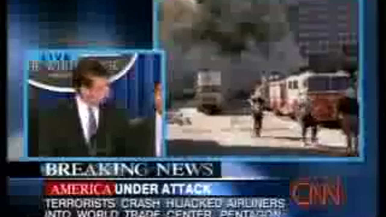 911 News CNN Sept. 11, 2001 713 pm - 755 pm