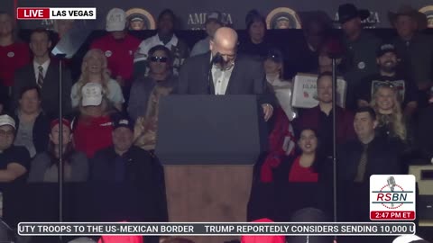 WATCH: Rick Harrison Speaks at President Trump's Rally in Las Vegas - 1/25/25