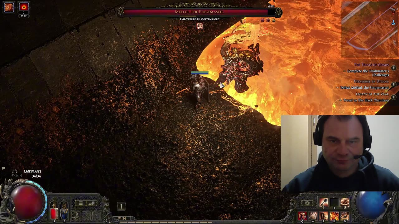 ARMADILLO POPCORN MACHINE Vol. 3.9 - Part 2 /Act 3: Cruel Difficulty - All Bosses/Warrior Tank Build