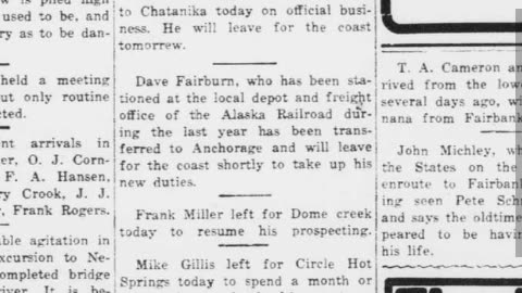 📜 Fairbanks! What's going on? What was going on? part 2/2? (01/25/2025)