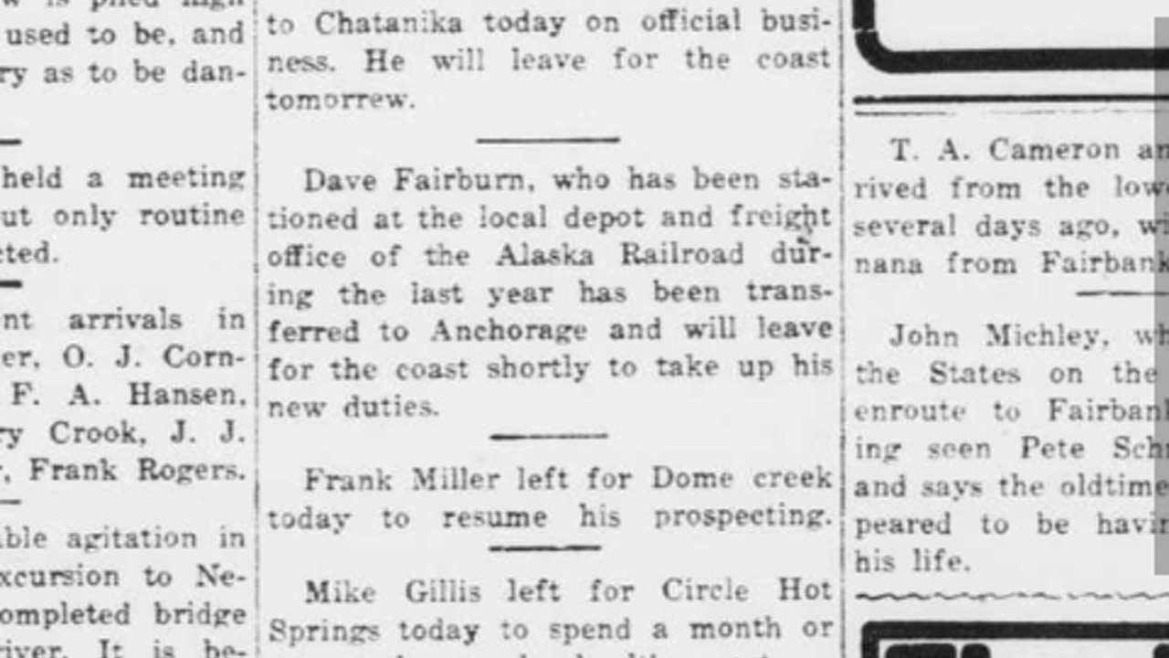 📜 Fairbanks! What's going on? What was going on? part 2/2? (01/25/2025)