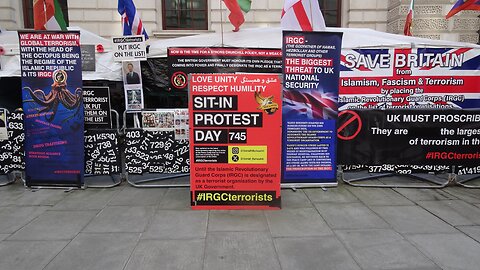 London Protests 8th March 2025 - Part 4 Iranians against the IRGC