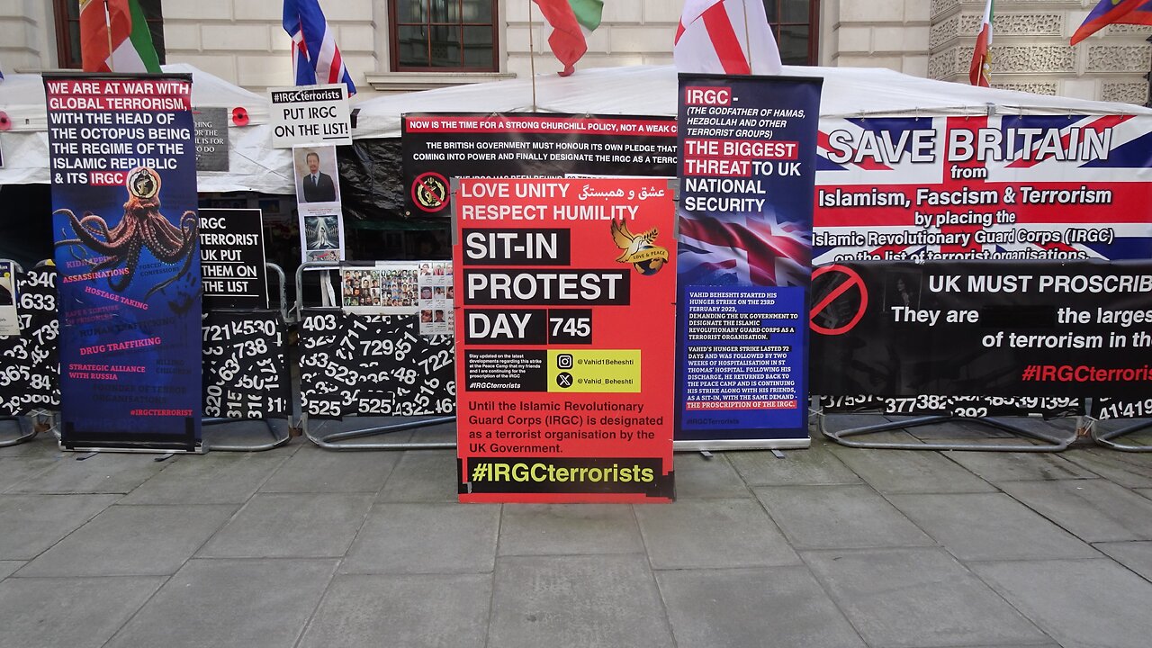 London Protests 8th March 2025 - Part 4 Iranians against the IRGC