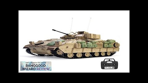 COOLBANK Model Bladeli M2A2 1/16 2.4G RC Main Battle Tank Smoke Sound Review