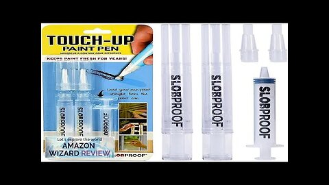 Slobproof Touch Up Paint Pen- Refillable Paint Brush Pens 2 in 1 Review